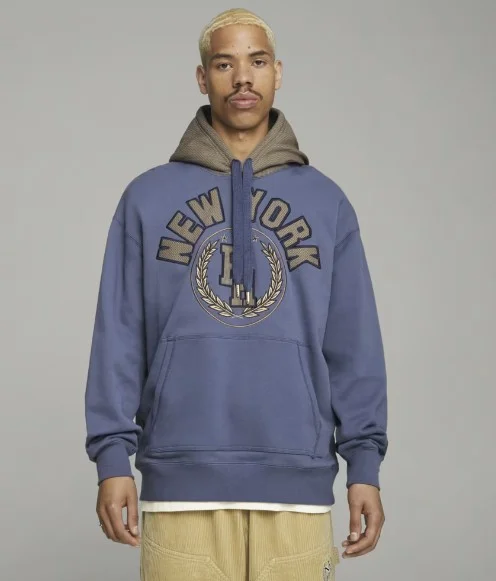 بوما x Rhuıgı Men's Hooded Blue Sweatshirt 62088956