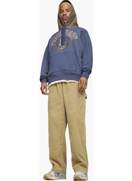 PUMA - سويت شيرت رجالي زاهي مزود بغطاء رأس باللون الأزرق 62088956 - Image 1