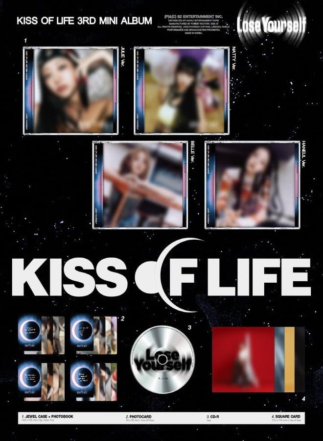 Koread KISS of Life Lose Yourself 3rd Mini Album (Jewel Ver. - Julie Ver.) - Image 2