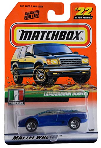 Matchbox Lamborghini Diablo 22 Blue - Image 1