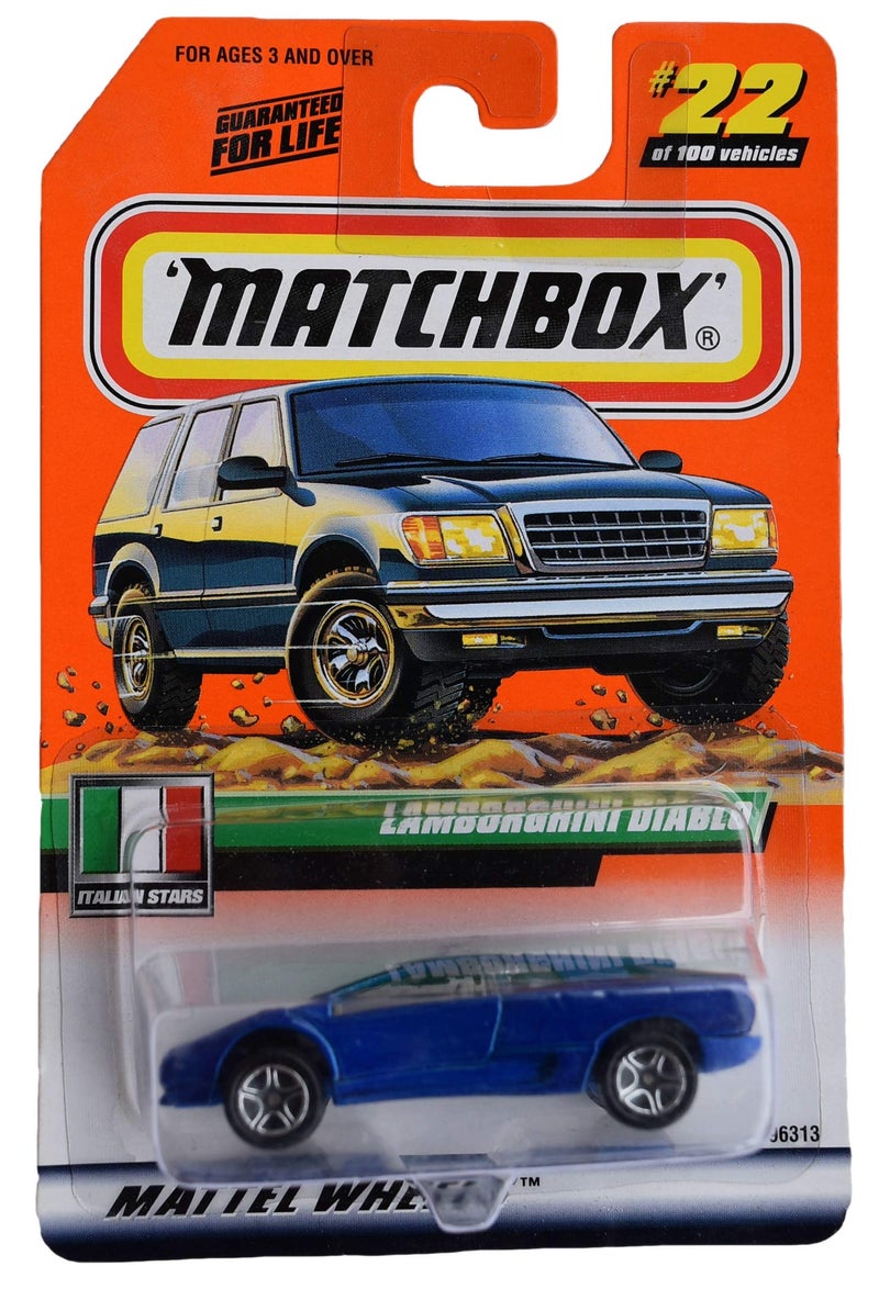 Matchbox Lamborghini Diablo 22 Blue - Image 2