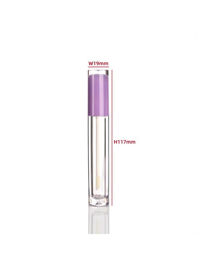 COSIDEA 22 pack empty round 5ml Purple lip gloss tubes cute lipgloss tube containers with wand wholesale in bulk lip balm container packing - Image 2