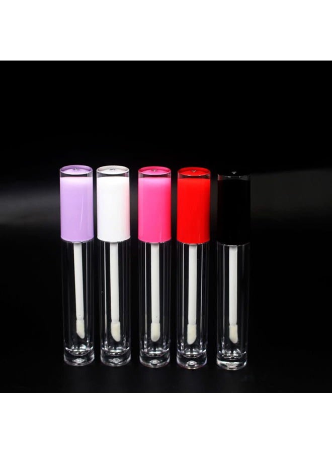 COSIDEA 22 pack empty round 5ml Purple lip gloss tubes cute lipgloss tube containers with wand wholesale in bulk lip balm container packing - Image 4