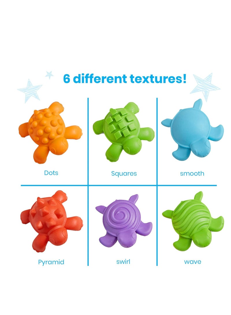 Learning Resources Tactile Turtles Math Activity Set, 36 Colourful Counters With Textures And Sizes, Early Maths And Sorting Toy For Ages 3 Plus, 46 Piece Set - Image 5