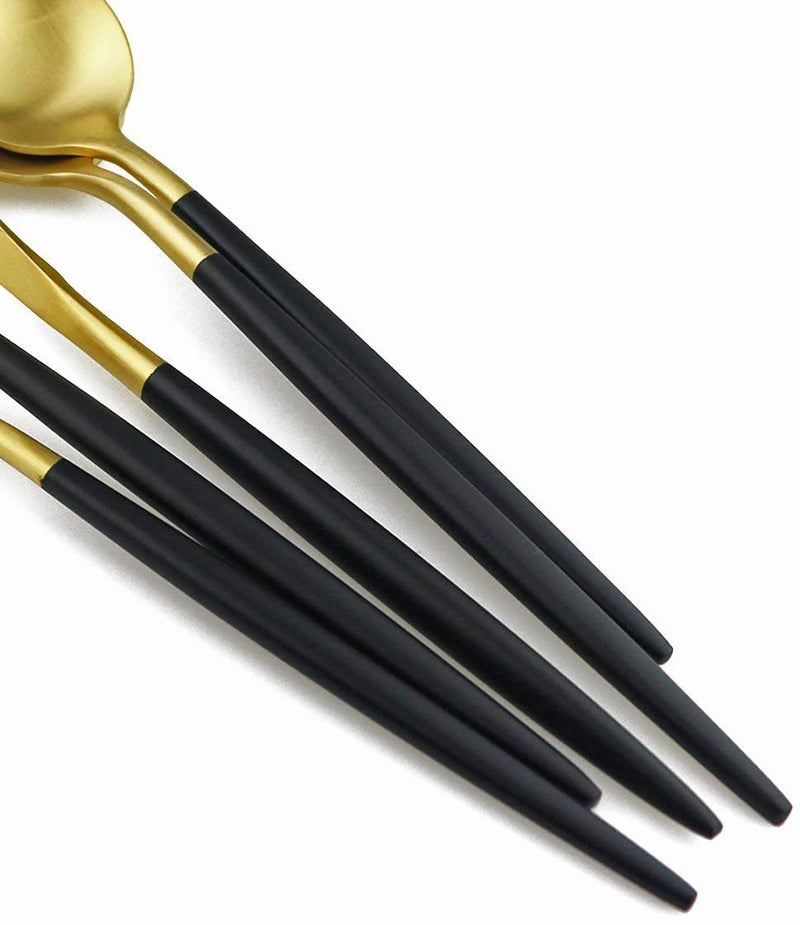 UPC Premium Royal Cutlery Set Made of SUS 304 Gold Polished Highend for Fine Dining Set of 6 Dining Knives - Image 3