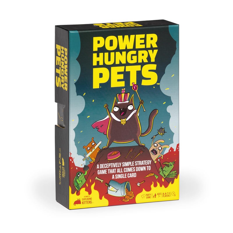 Exploding Kittens Power Hungry Pets 26 Players Ages 7 15 Minutes to Play Strategic and Simple Card Game Party Game Family Game Night Kid and Adult Card Game - Image 2
