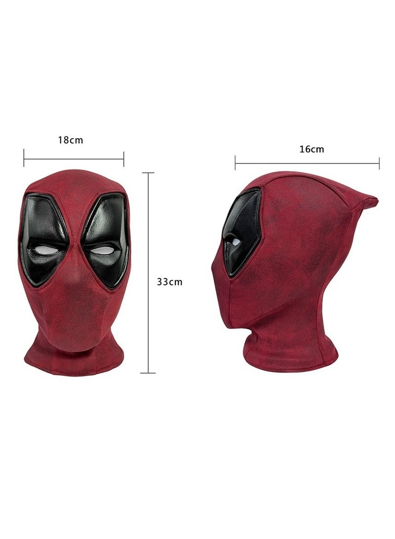 عام جديد أعجوبة ديدبول هود لعبة القبعة الثابتة كوس المجتمع الهزلي كون قناع الرجل العنكبوت باوتو الدافئة الراقية ديدبول خوذة (محيط الرأس داخل 60CM) - Image 4