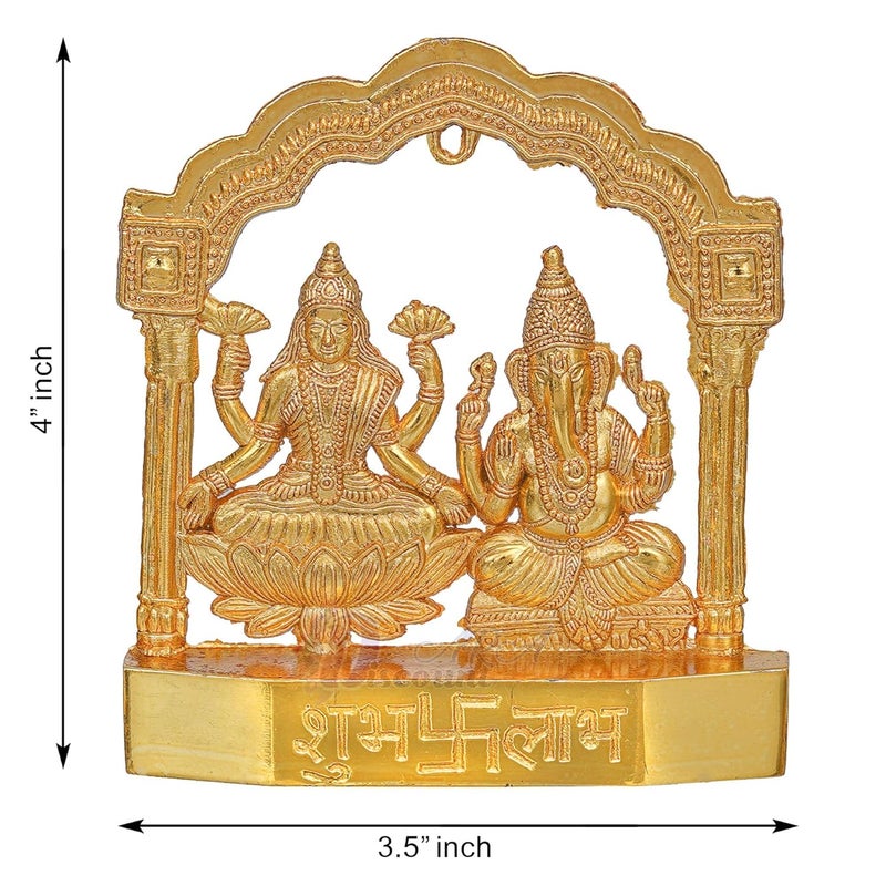 Discount ARA Laxmi Ganesha Statue with BellLaxmi Ganpati Murti for PoojaHouse Warming Gift ItemsDiwali GiftsGanesh Laxmi IdolLaxmi Ganesha Statue - Image 4