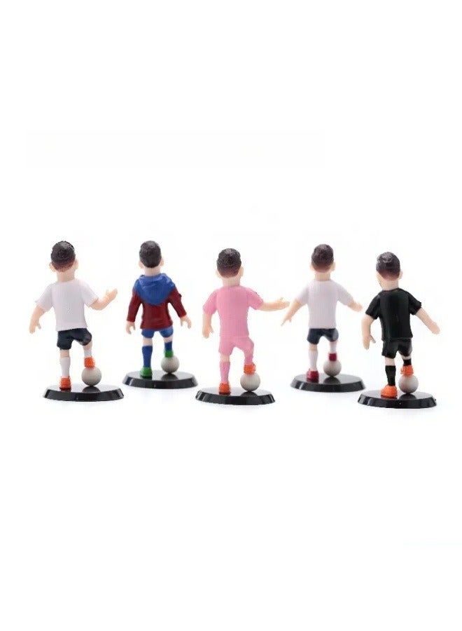 عام نجم كرة القدم ميسي حرف نموذج سطح المكتب الديكور نموذج لعبة حفلة عيد ميلاد جمع الديكور هدية للعائلة والأصدقاء - Image 2