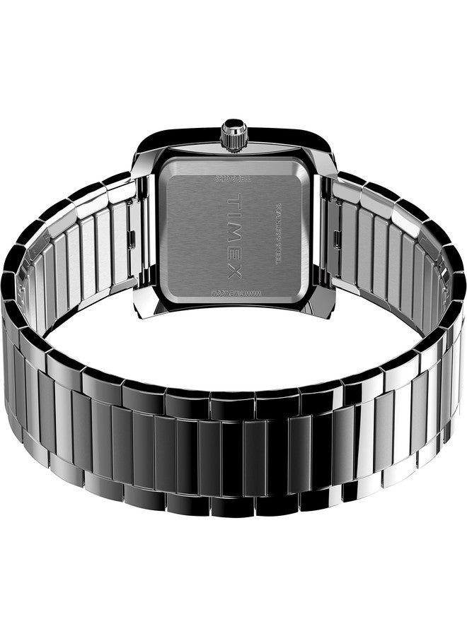 Timex Women's Meriden 21mm Watch, Silver-Tone, Modern - Image 2