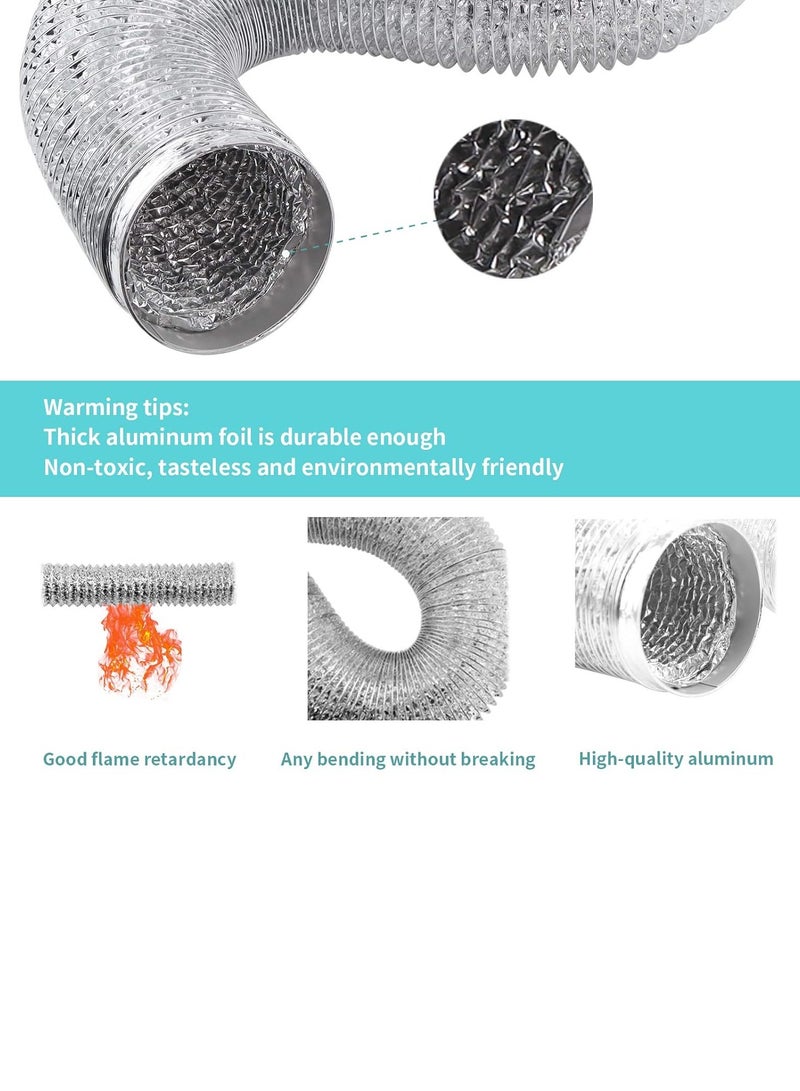ABBASALI Flexible Duct Non-Insulated 8"  - Image 3