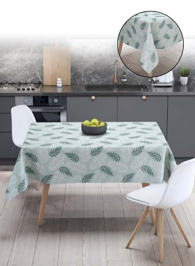 Disposable Table Cloth, Oil Proof  Wrinkle Resistant Tablecloths, Washable Dustproof Table Linen,Plastic Tablecloths for Rectangle Tables, Waterproof u0026 Sturdy Decorative Table Cover for Restaurant, Picnic, Indoor and Outdoor Dining 132*178cm - Image 1