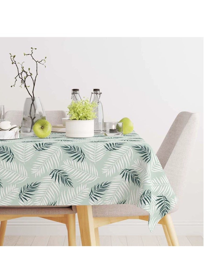 Disposable Table Cloth, Oil Proof  Wrinkle Resistant Tablecloths, Washable Dustproof Table Linen,Plastic Tablecloths for Rectangle Tables, Waterproof u0026 Sturdy Decorative Table Cover for Restaurant, Picnic, Indoor and Outdoor Dining 132*178cm - Image 2