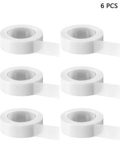 Paper Medical Tape 6 Rolls- Hypoallergenic White Surgical Tape for Sensitive Skin，Breathable First Aid Wound Tape with Pain-Free Removal，Secures Dressing and Medical Devices - 0.5 Inch x 10 Yards