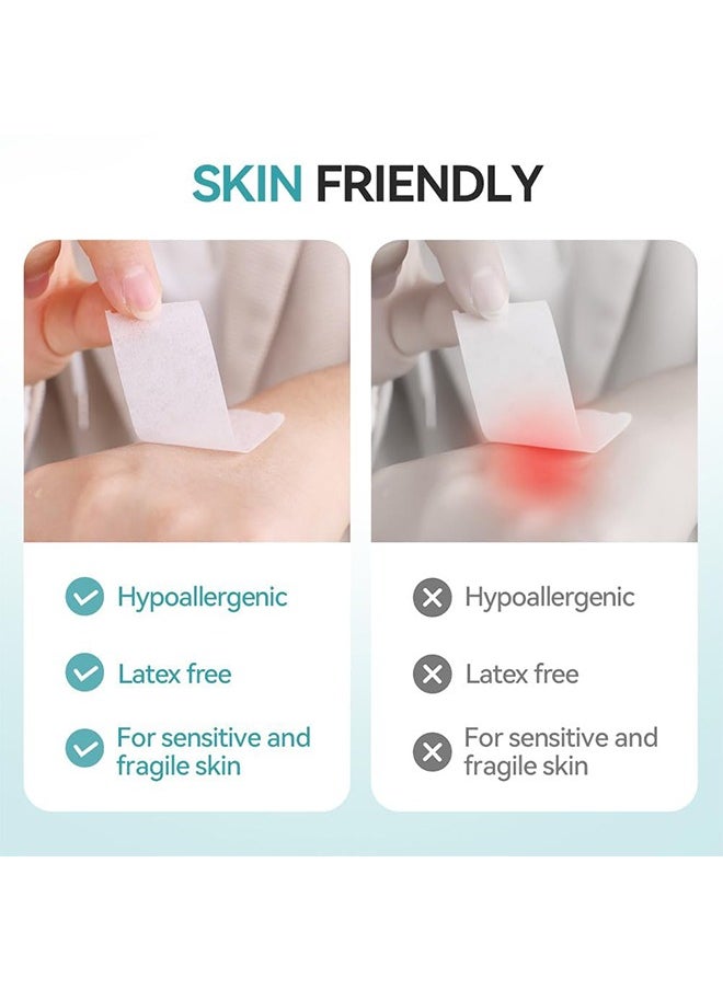 HY - Paper Medical Tape 6 Rolls- Hypoallergenic White Surgical Tape for Sensitive Skin，Breathable First Aid Wound Tape with Pain-Free Removal，Secures Dressing and Medical Devices - 0.5 Inch x 10 Yards - Image 1