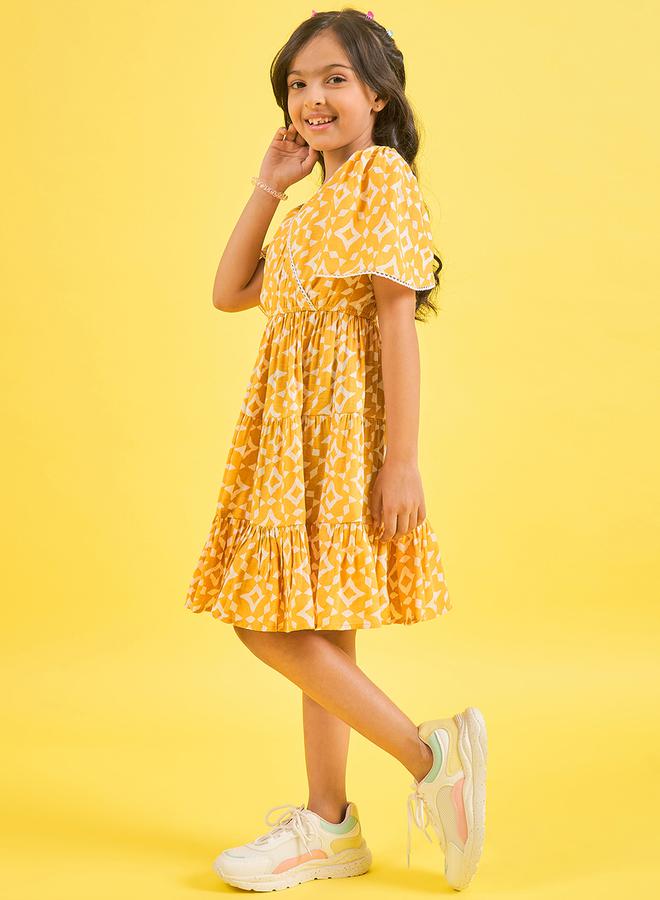 ستايلو بج فستان بطبعات متعدد الطبقات - Image 3