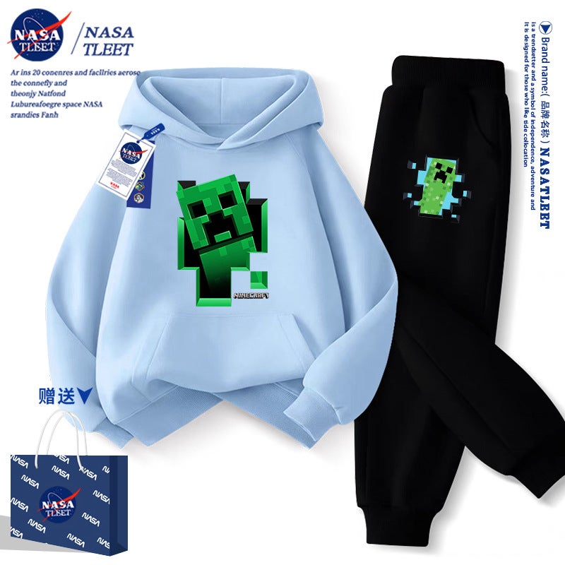 Nasa Joint New Cartoon Game My World Coeur Fear Casual Jacket Hooded Pullover Student Wei Yi Tide - Image 4