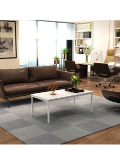 RIGID Elongated Coffee Table White 45x120x60cm  - Image 1
