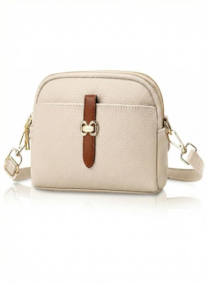 DOSYSO Crossbody Sling Bags for Women Girls Latest Stylish Small Mini PU Leather Shoulder Side Bag Zipper Ladies Purse Handbag with Multiple Pockets Compartments Many Zips Daily Use Party - Image 1