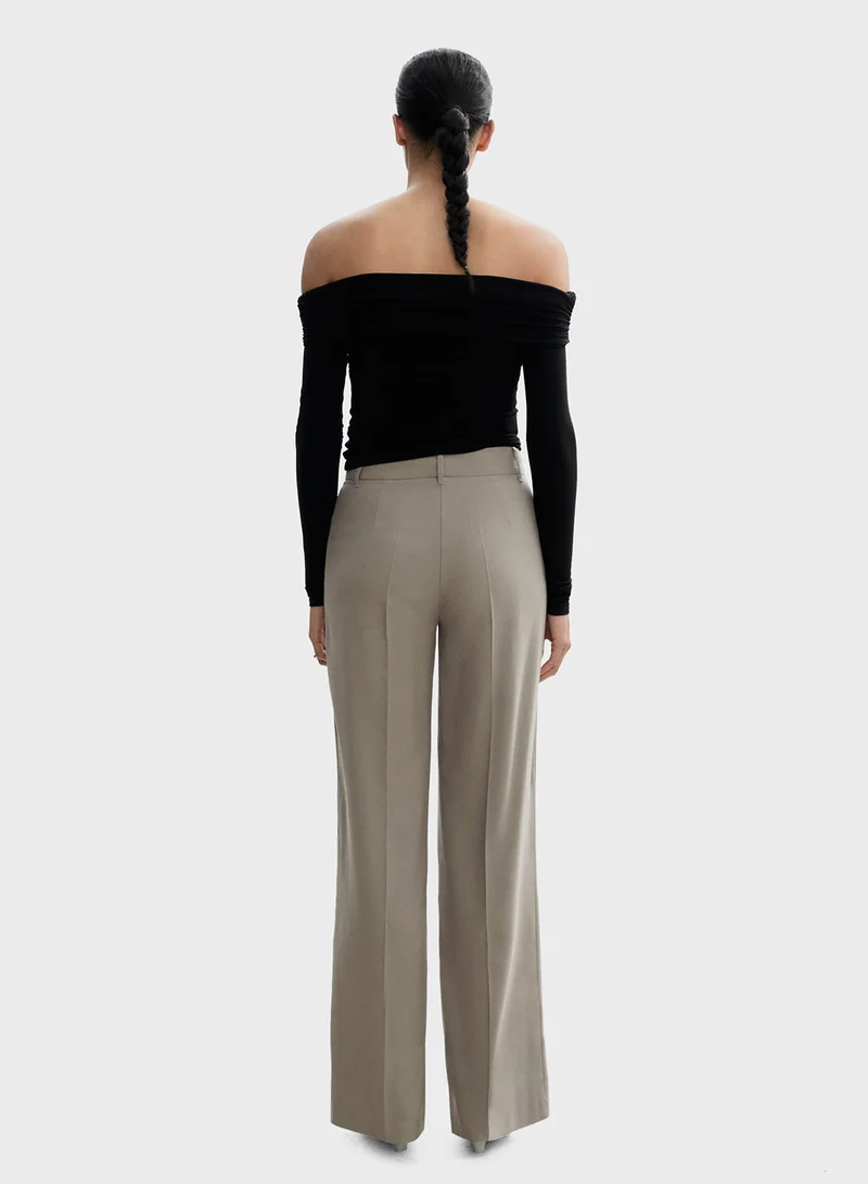 MANGO High Waist Pants