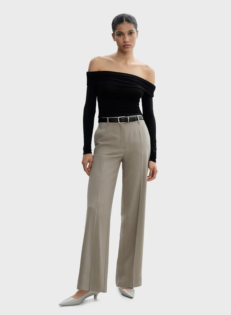 MANGO High Waist Pants