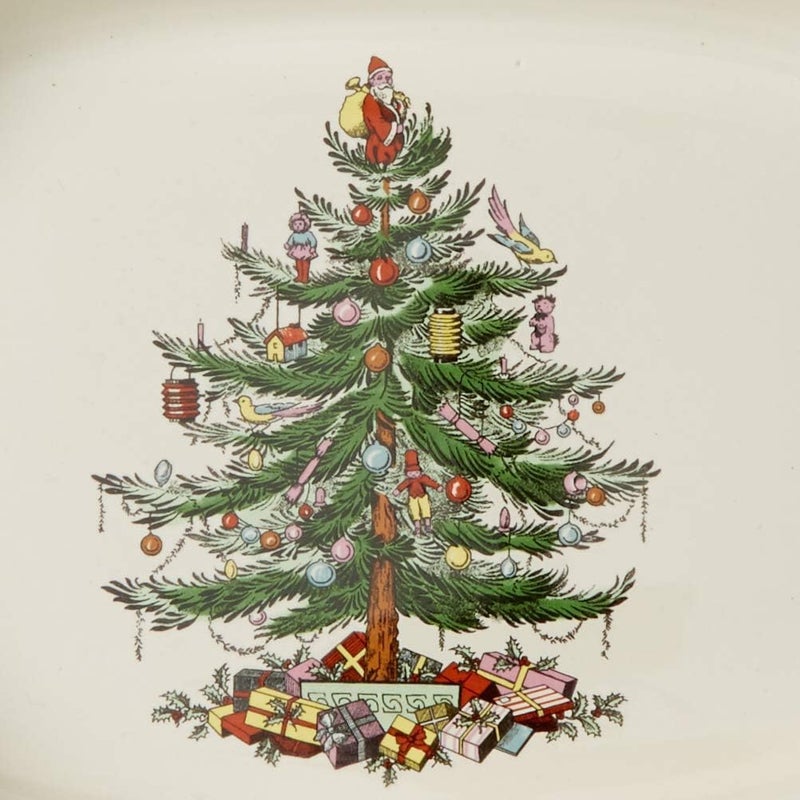 Spode Spode Christmas Tree Vegetable Dish 115 Inch  Festive Earthenware Serving Bowl  Dishwasher  Microwave Safe  Holiday Tableware for Seasonal Entertaining Christmas Dinnerware Festive Home Dcor  - Image 4