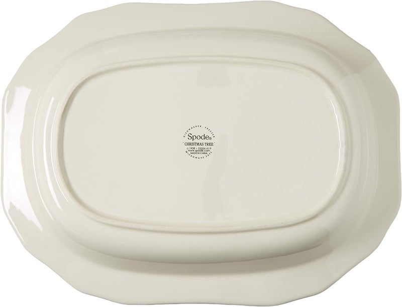 Spode Spode Christmas Tree Vegetable Dish 115 Inch  Festive Earthenware Serving Bowl  Dishwasher  Microwave Safe  Holiday Tableware for Seasonal Entertaining Christmas Dinnerware Festive Home Dcor  - Image 5