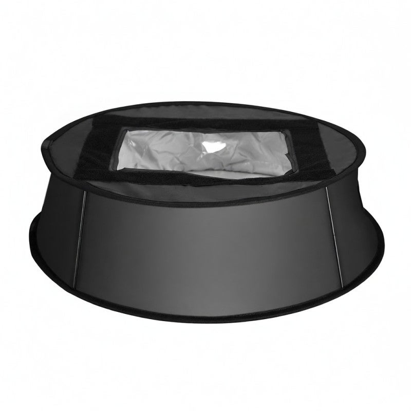 Round LED Softbox: 22In/56Cm Black Light Diffuser With Silver Reflective Inner - Easy Foldable Portable Lighting Modifier For Portrait Product Photography Video Recording Live Streaming - Image 5