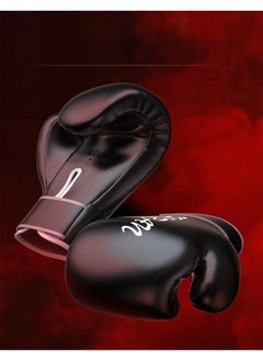Generic Pair of Full Finger Tear Proof Boxing Gloves for Men & Women Boxing Training Gloves Kickboxing Gloves Sparring Punching Gloves Heavy Bag Workout Gloves for Boxing Kickboxing MMA Sparring Training  - Image 5