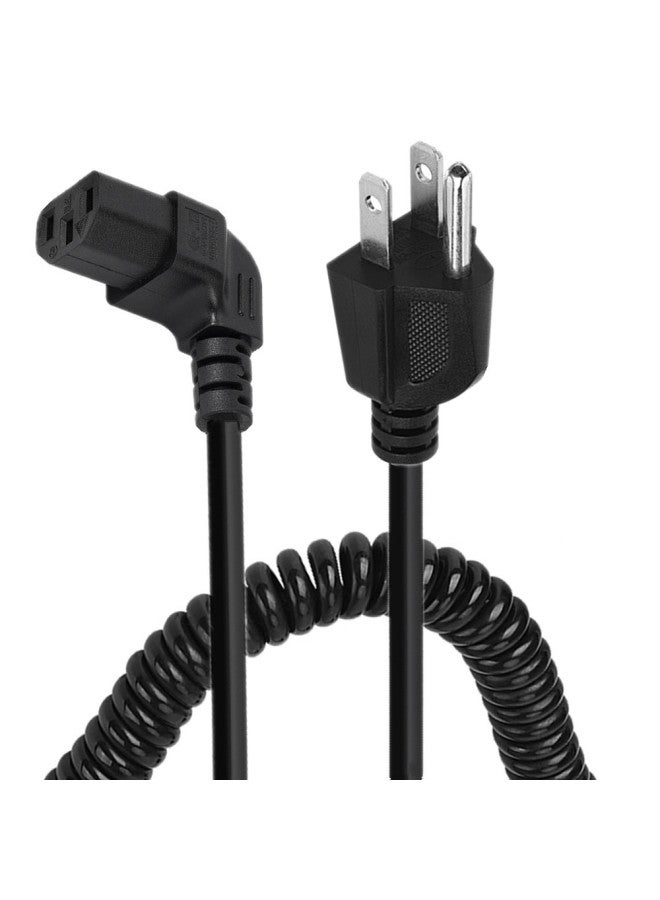 American-style Three-plug Elbow Product Tail Power Cord American Standard Male And Female Product Tail Pair Plug 075 Square Copper Core Spring Wire-Color:Down Bend