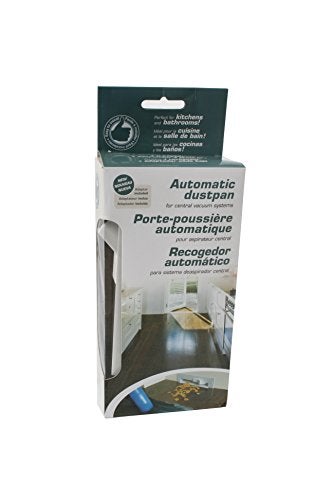 Cen-Tec Systems Central Vacuum Automatic Dustpan Sweep Inlet, White - Image 2