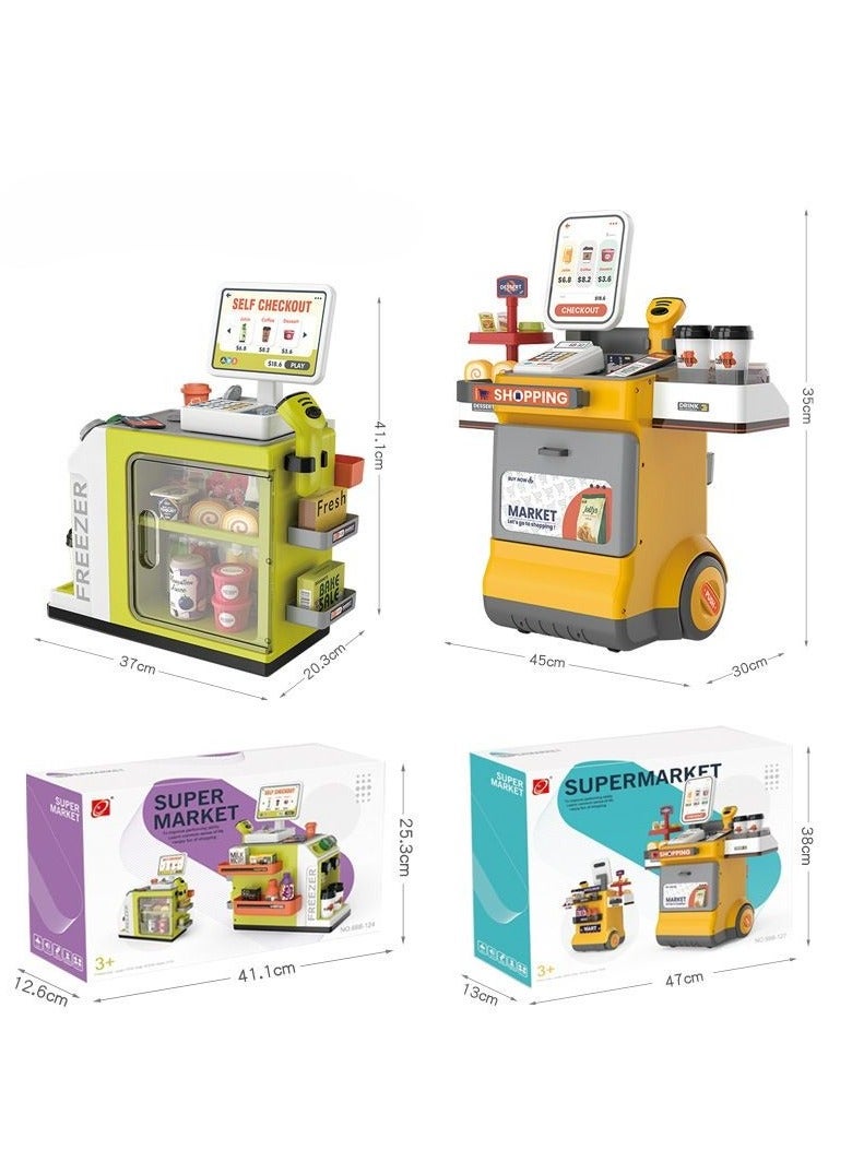 Children's family toy simulation handcart set - Image 2