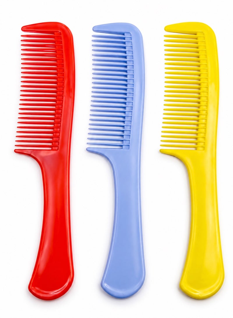 مشط احترافي لفك تشابك الشعر والعناية به – يقلل التقصف – ألوان فاخرة ومتعددة - Image 1