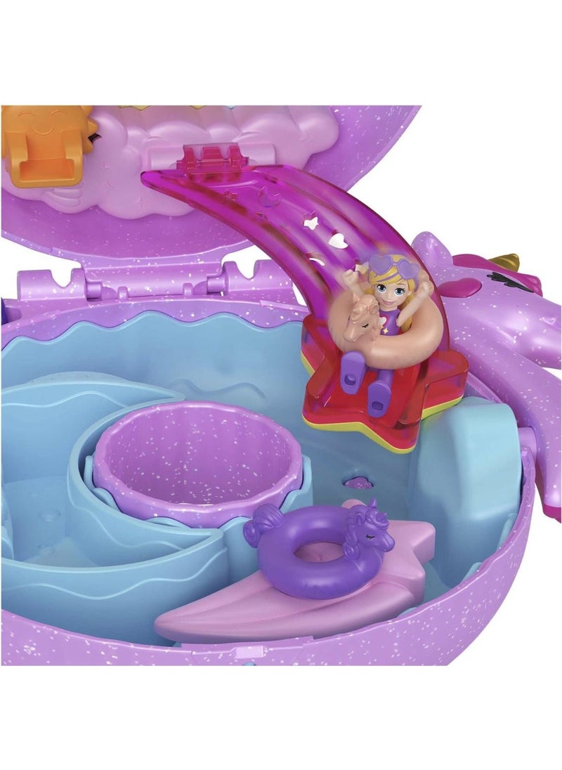 Polly Pocket - Unicorn Floatie Play Set HKV34 - Image 1