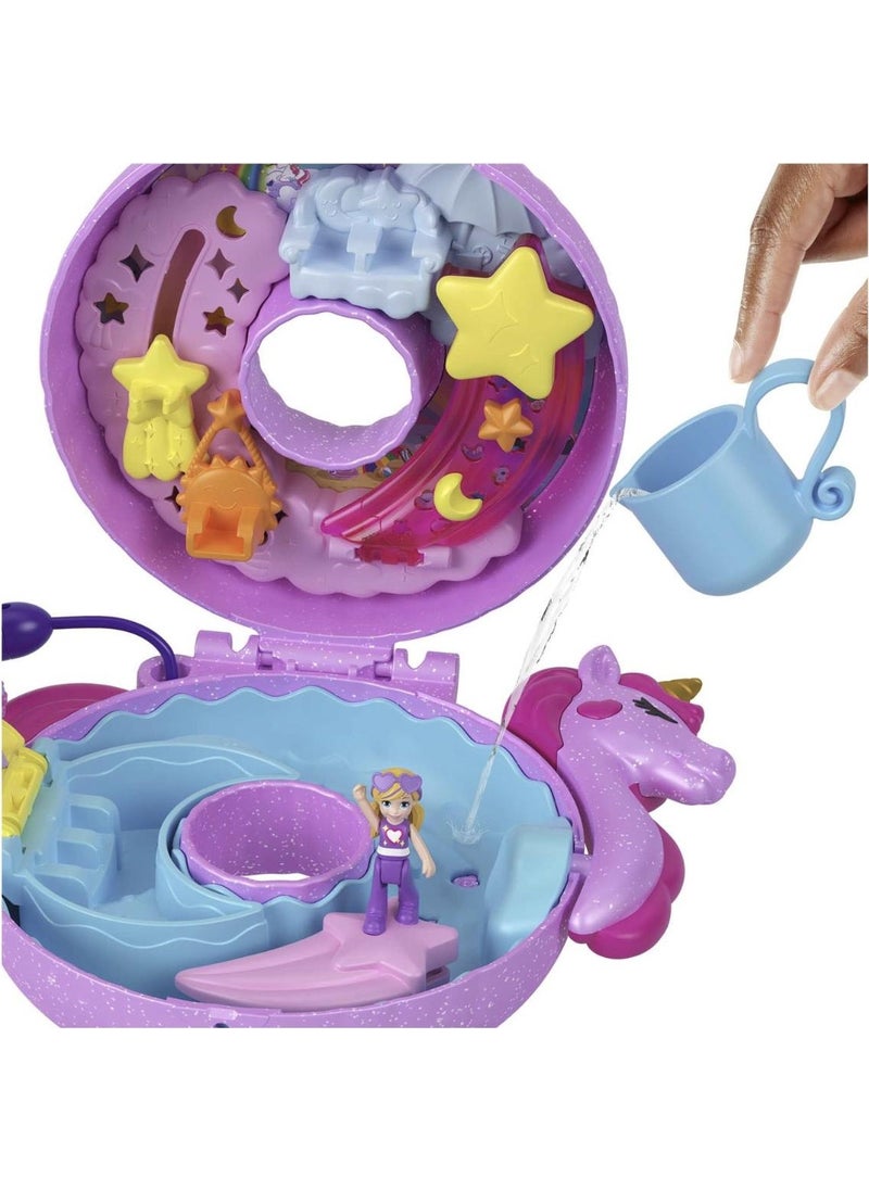Polly Pocket - Unicorn Floatie Play Set HKV34 - Image 1