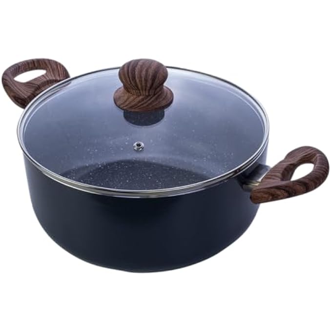 Unity Aluminium Casserole 24X11Cm With Marble Coating - Image 3