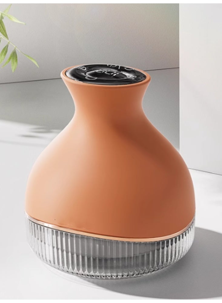 Cupping Machine, Scraping Tool, Electric Scraping Instrument, Meridian DDredging Brush, Universal Back And Abdominal Massager For the Whole Body APP Control 【Tea Brown】 - Image 1