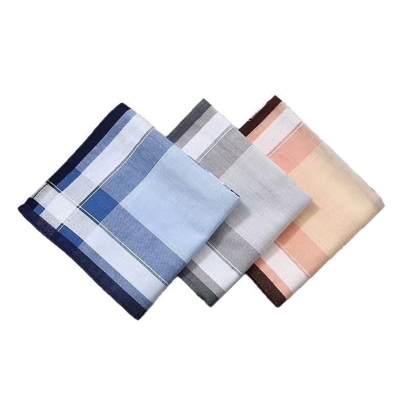 Export Cotton Handkerchiefs 430, Handkerchiefs 40Cm Colorful Men'S Square Towels, Shandong Luying Handkerchiefs, Yarn-Dyed - Image 3