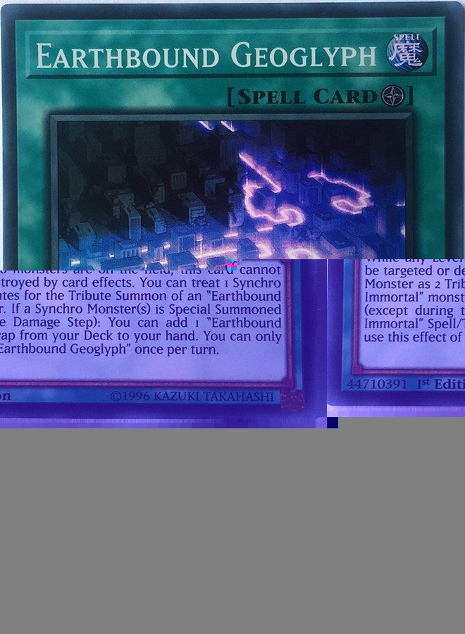 Yu-Gi-Oh! - Earthbound Geoglyph - LED5-EN026 - Super Rare - 1st Edition - Legendary Duelists: Immortal Destiny