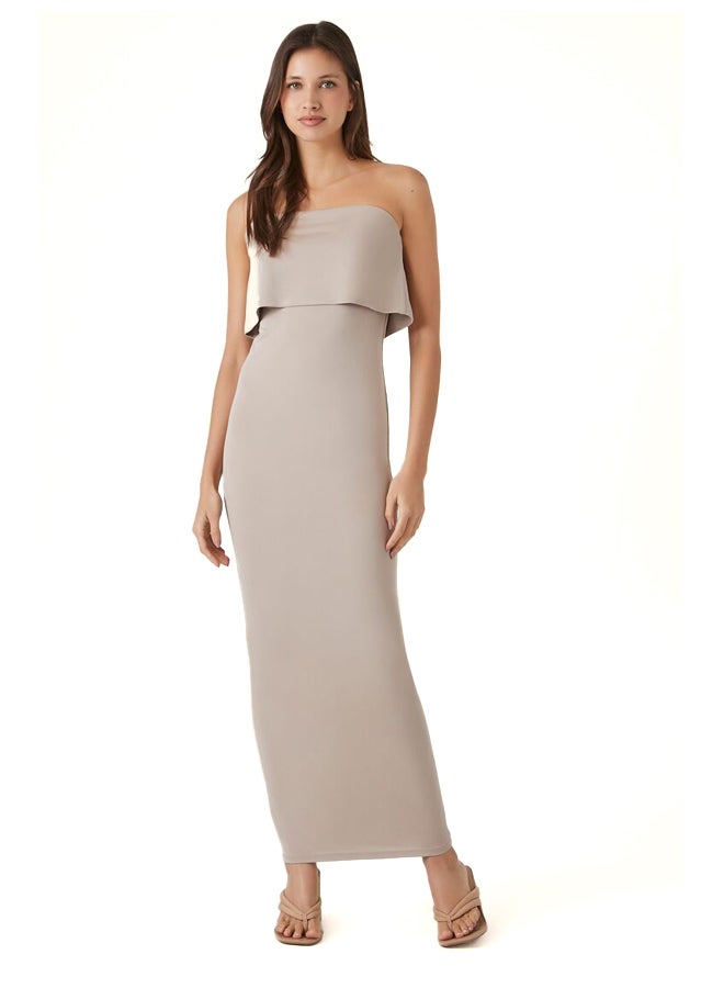 FOREVER 21 Flounce Midi Tube Dress - Image 2