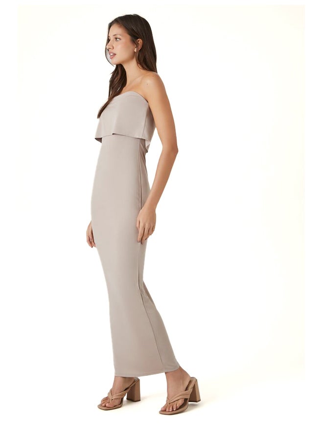 FOREVER 21 Flounce Midi Tube Dress - Image 4