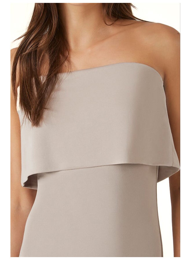 FOREVER 21 Flounce Midi Tube Dress - Image 5