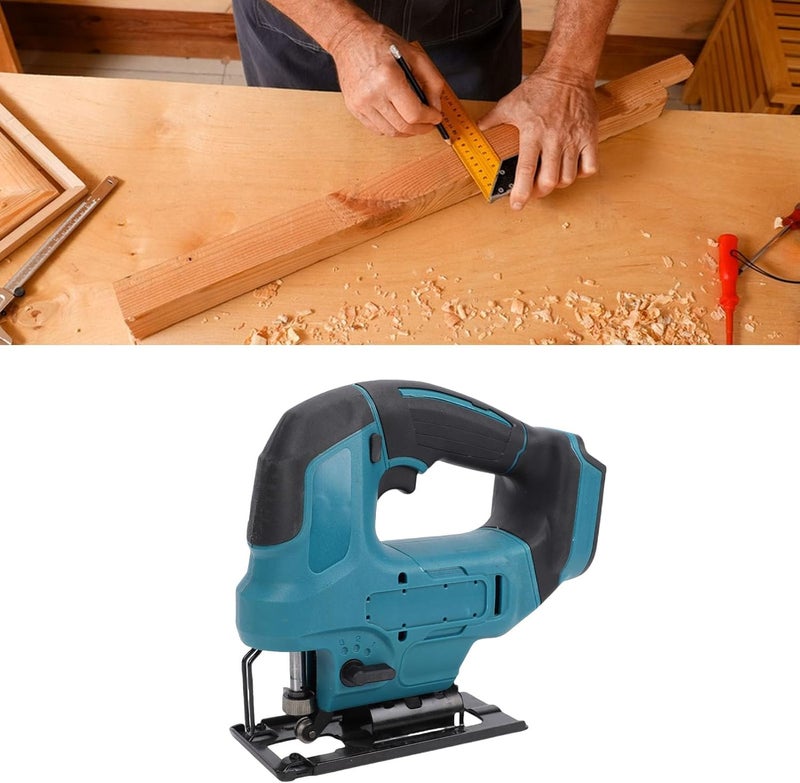 Cordless Jig Saw, DIY Brushless Motor Curve Saw with 0 3000 SPM 45° Bevel Cuts Multiple Battery Interfaces Woodworking Cutting Saws for Wood Metal PVC Cutting - Image 5