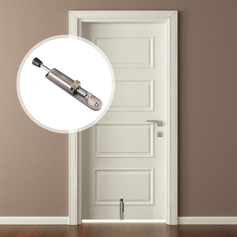 Spring Loaded Zinc Alloy Foot Pedal Door Stopper Telescopic Kickdown Door Holder for Adjustable Angle Heavy Duty for Office and Home Use - Image 2