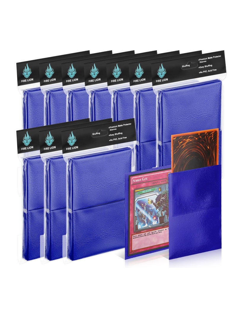 300 Counts Card Sleeves for Trading Cards Soft, Baseball Penny Card Protectors, Penny Trading Card Sleeves, Plastic Card Protector for Baseball, MTG, Football, Sports Cards (Blue) - Image 1
