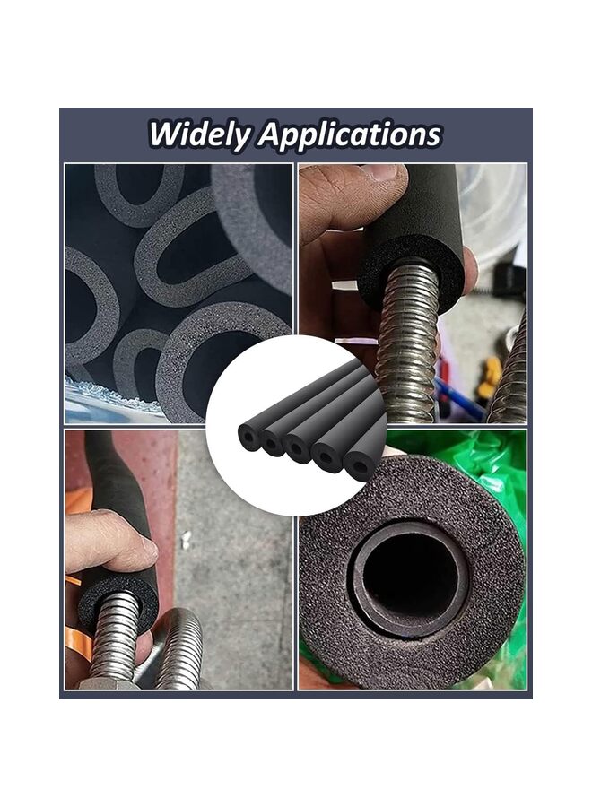 Pipe Insulation Foam Tube - 67" Foam Tubing for AC Unit, Guitar Stands, Exercise Machine Handle and Roof Rack (1.26" ID*0.35" TH-5.57Ft) - Image 5