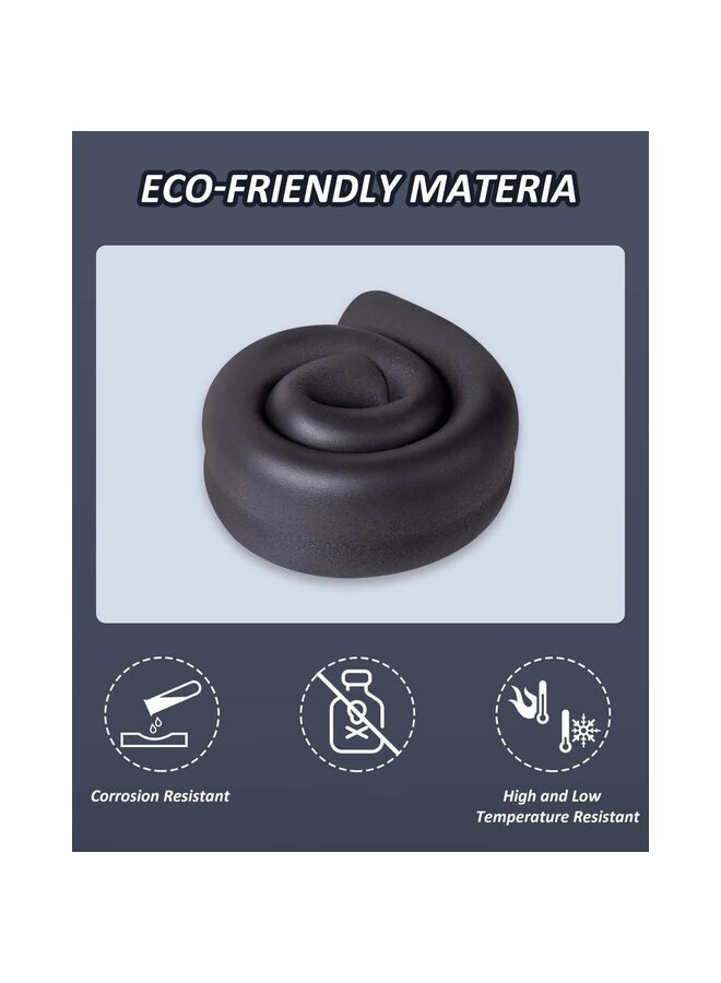 Pipe Insulation Foam Tube - 67" Foam Tubing for AC Unit, Guitar Stands, Exercise Machine Handle and Roof Rack (1.26" ID*0.35" TH-5.57Ft) - Image 4