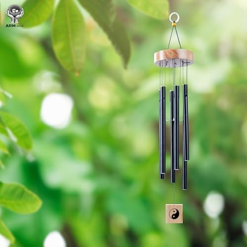 ARM nest Wind Chime | Wind Chimes for Balcony | Wind Chimes for Home Positive Energy (Black) - Image 2