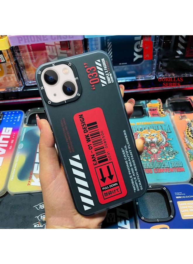 دبليو كيه جراب لهاتف iPhone 13 WPC-015 Gorillas Series Cool PC + TPU جراب هاتف - Image 1
