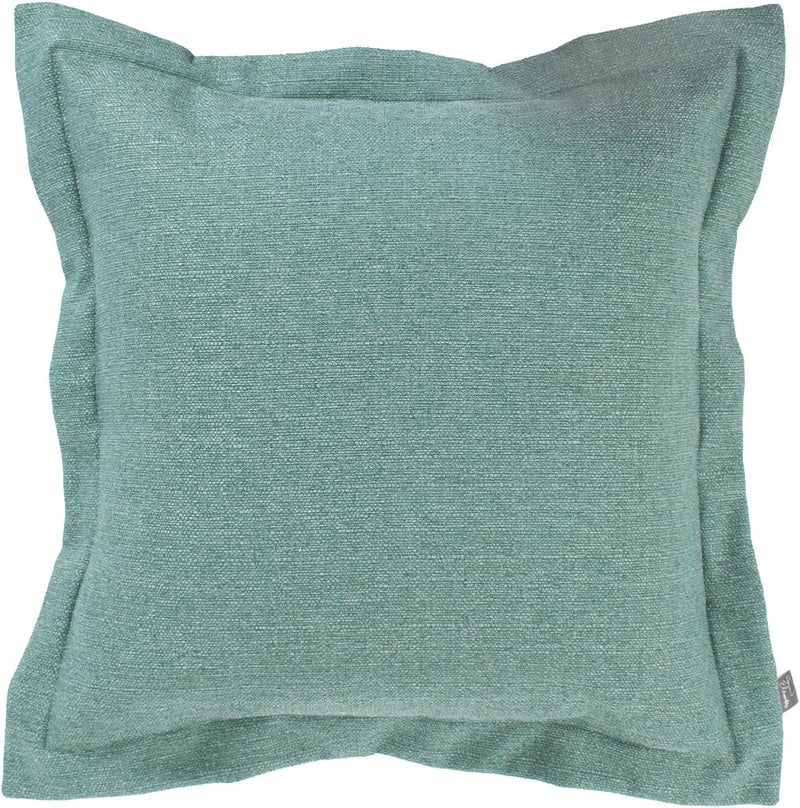 Howard Elliott Collection Square Puff Ottoman Cushion Pillow Replacement Cover Exclusively Made for Howard Elliott Patio Puff Ottoman Furnitures, 100% Polyurethane Fabric Cover, Sterling Breeze - Image 3